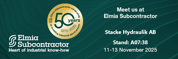 Vi finns på Elmia Subcontractor 2025 !